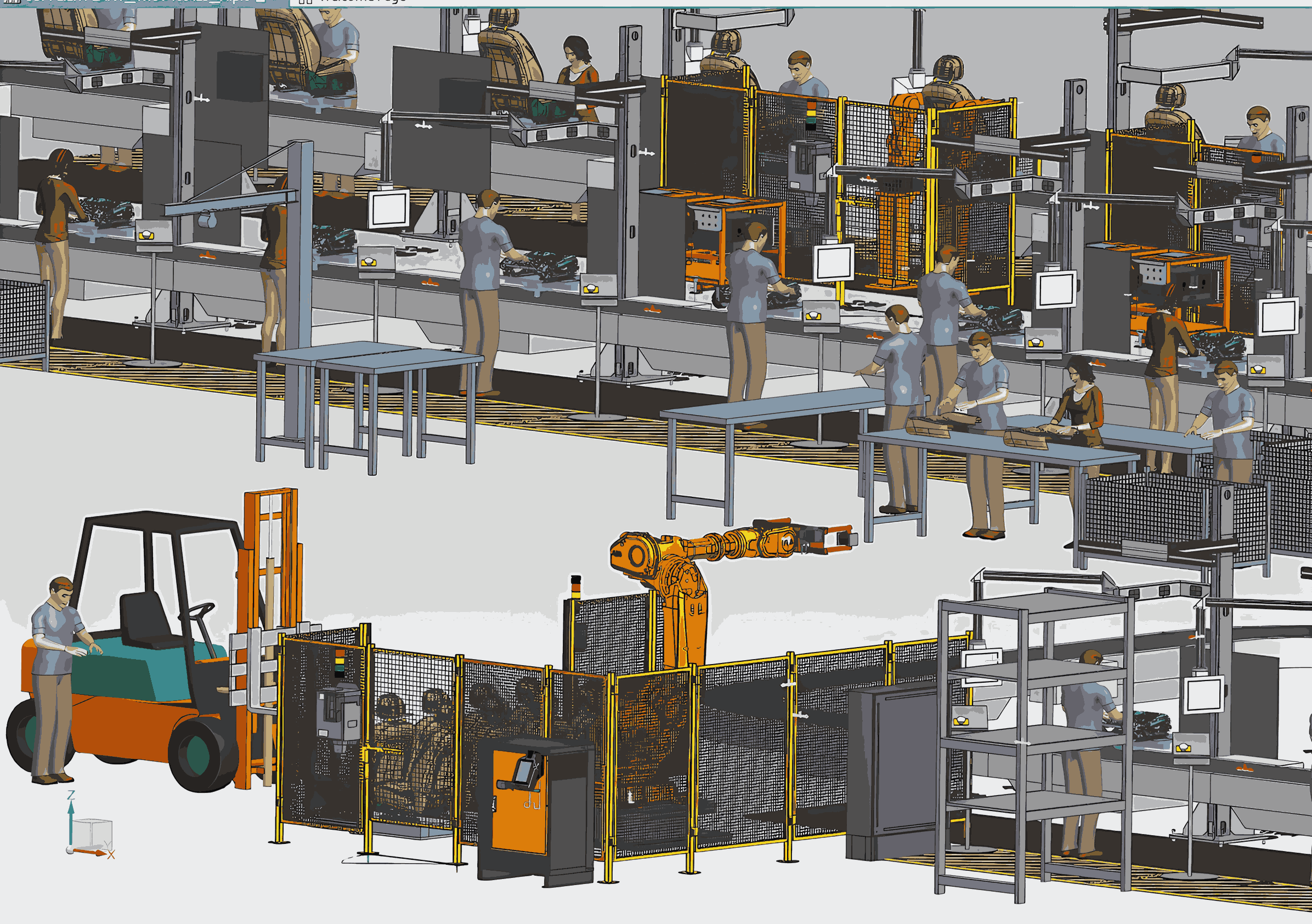 Simulation Process Example 3 by AI Technologies